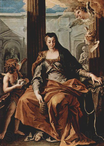 Sebastiano Ricci Elisabeth von Ungarn France oil painting art